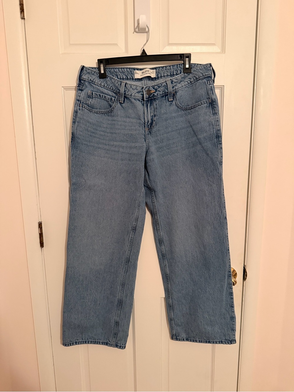 Hollister Light Blue Straight Leg Jeans